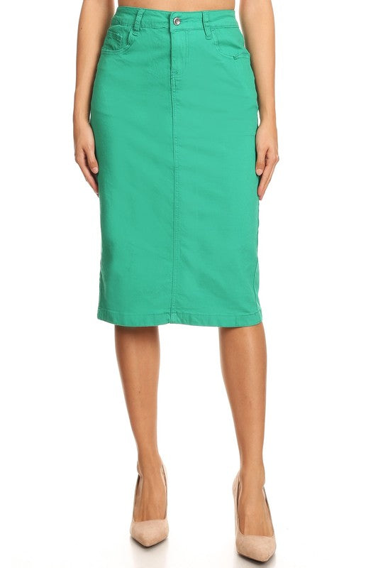 Amy Calf Length Skirt