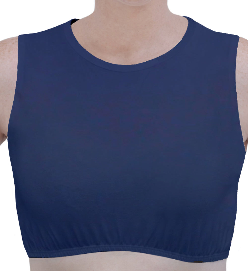 Cropped Tank Layering Shell