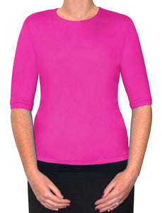 Athletic or swim top Elbow sleeve length
