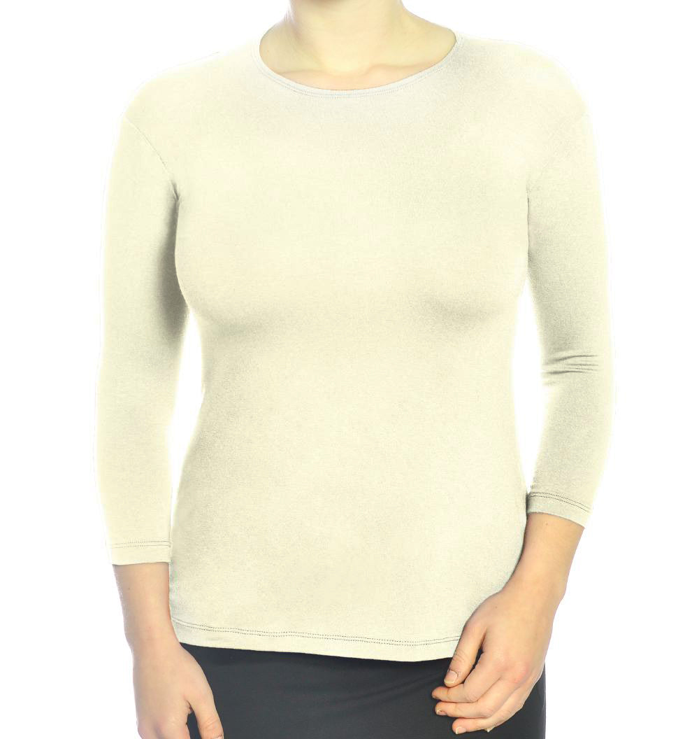 3/4 Sleeve Shell Top