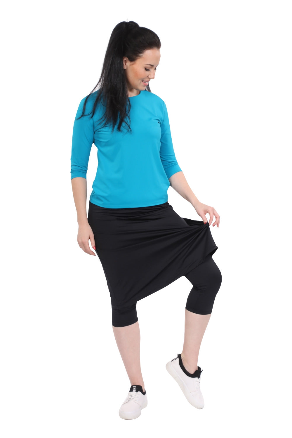 Plus Athletic Skirt with leggings