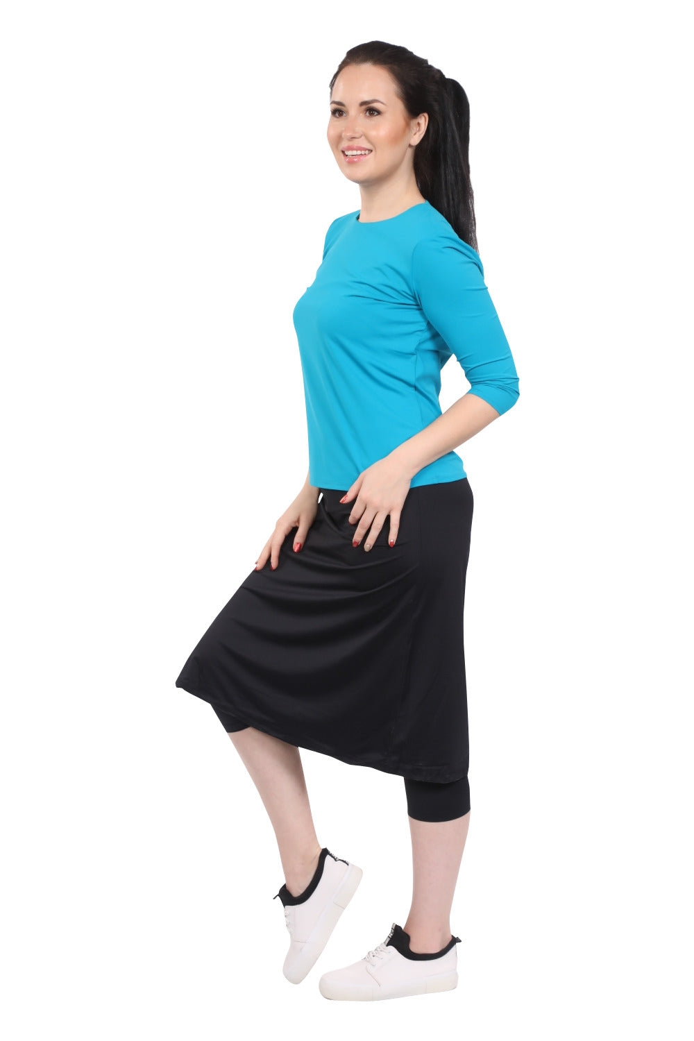 Plus Athletic Skirt with leggings