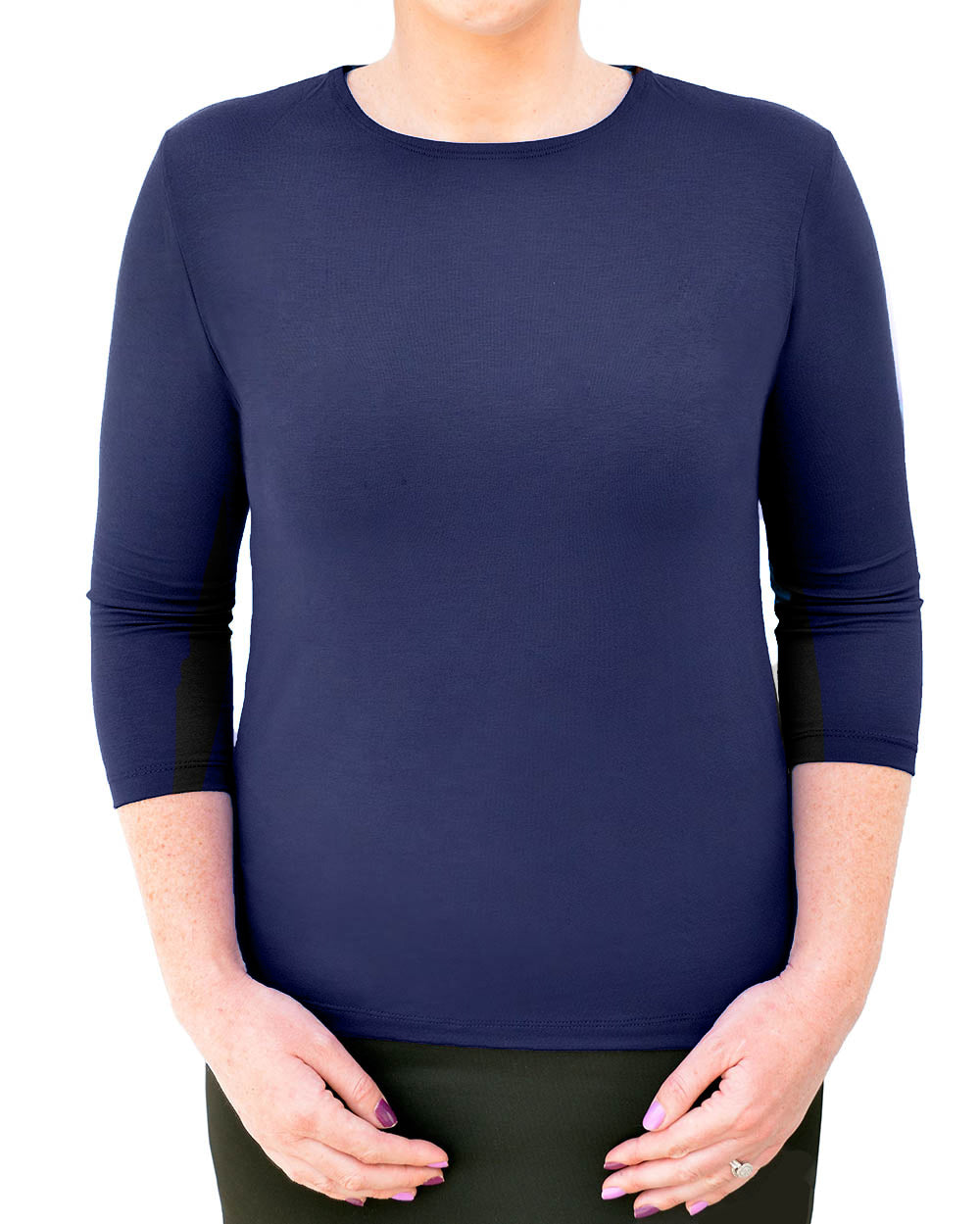 3/4 Sleeve Shell Top