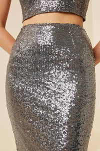Sequin Pencil Skirt