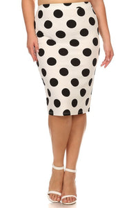Bella Ivory w/ big polka dots