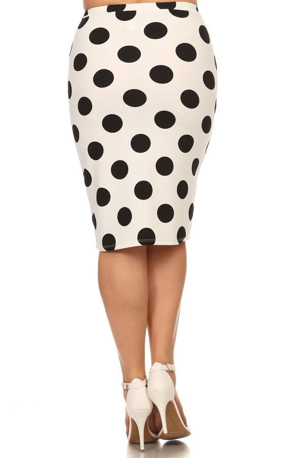 Bella Ivory w/ big polka dots