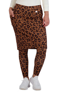 Snoga Fit Long Leggings- Leopard
