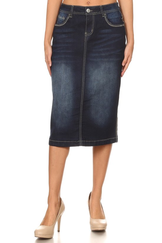 Erin Denim Skirt 410