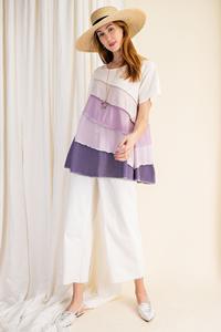 Ellynn Color Block Top