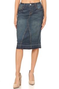 Gayle Vintage Denim Skirt