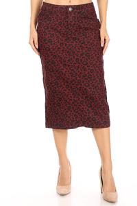 Amy Cheetah Print Skirt
