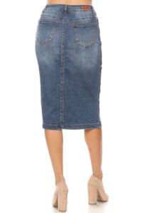 Sabrina Indigo Denim Skirt
