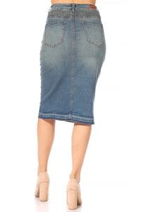 Quinn Vintage Denim Skirt