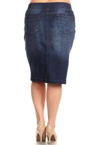 Callie Dark Indigo Wash Skirt