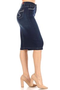 Kamia Dark Indigo Denim Skirt