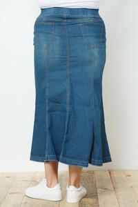 Kendra Long Denim Skirt