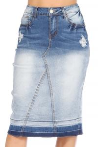 Abigail denim skirt