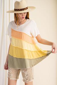 Ellynn Color Block Top