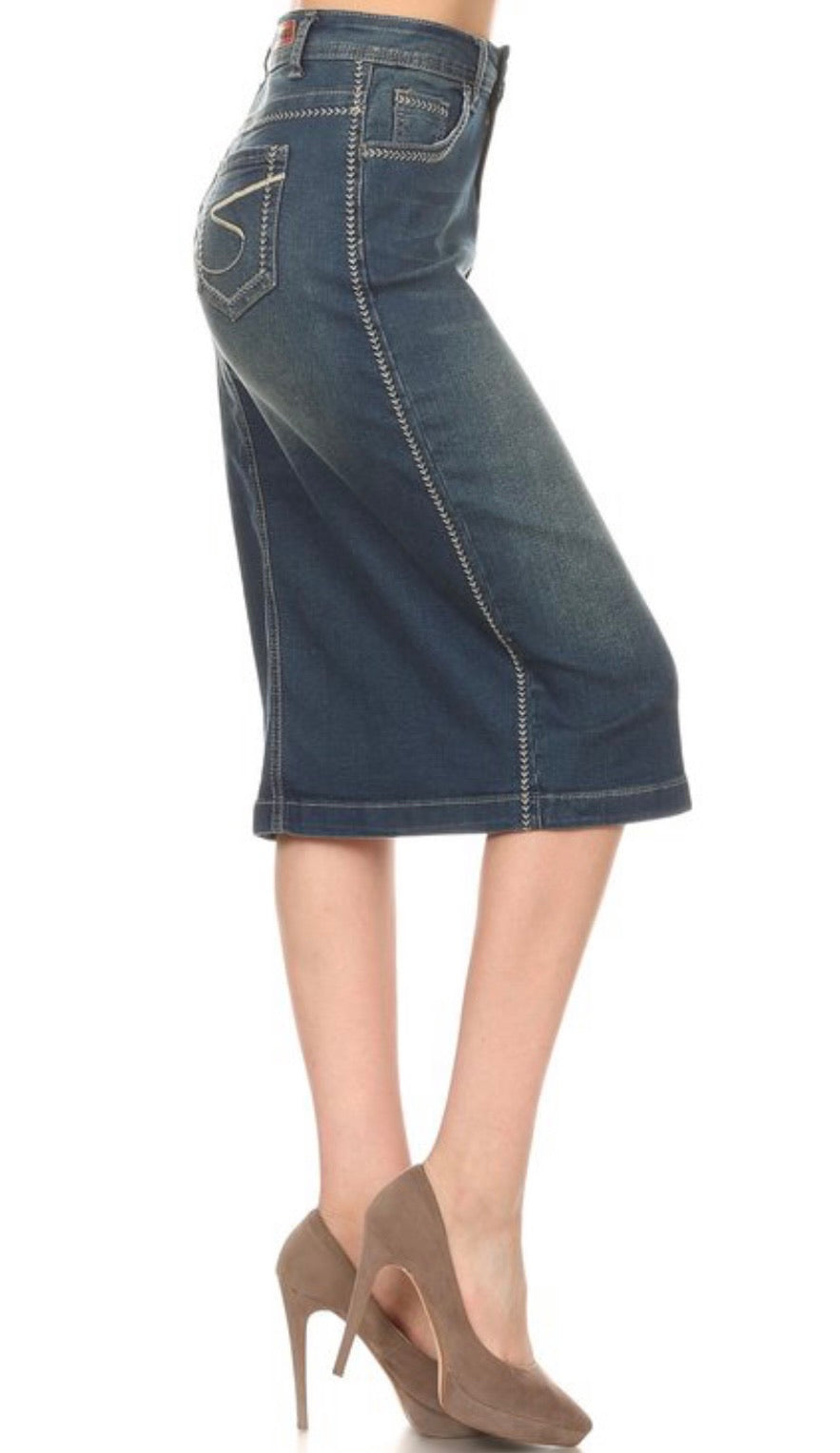 Erin Denim Skirt 410