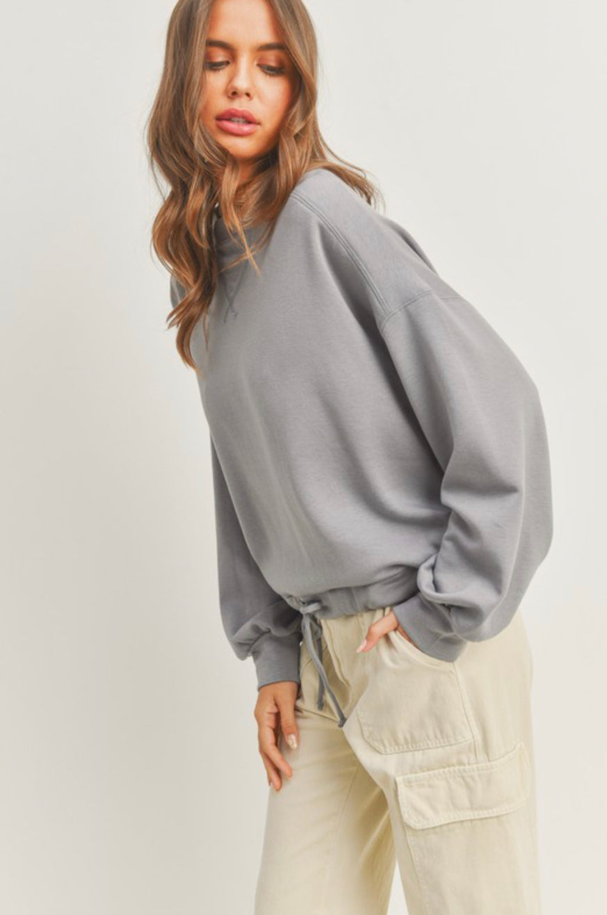 Adele Drawstring Knit Top of