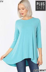 Plus Ashlyn High Lo Tunic