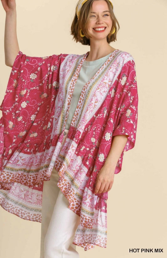 Cora Floral Kimono