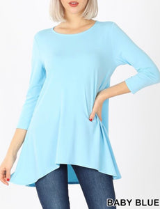 Plus Ashlyn High Lo Tunic