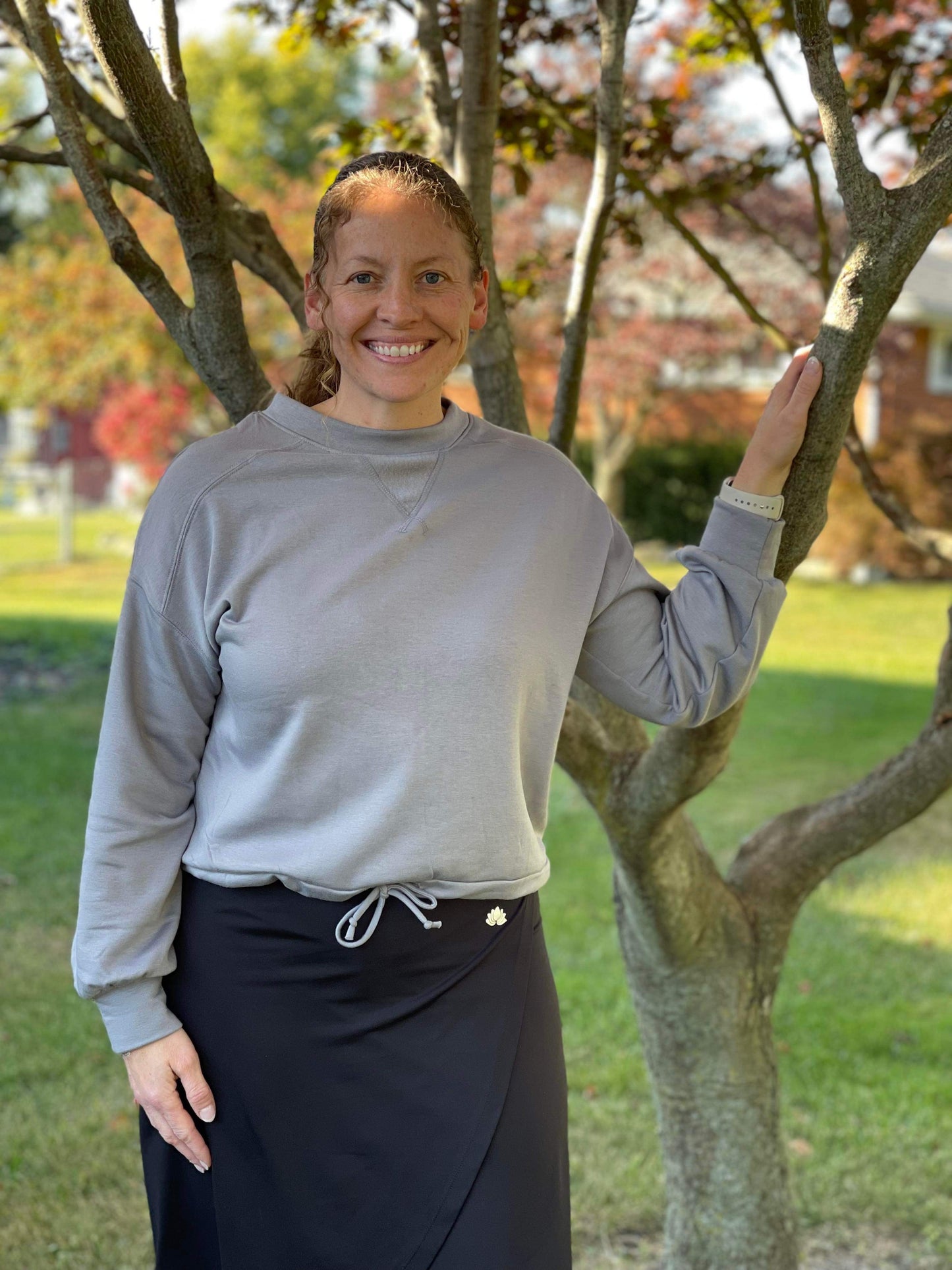 Adele Drawstring Knit Top of