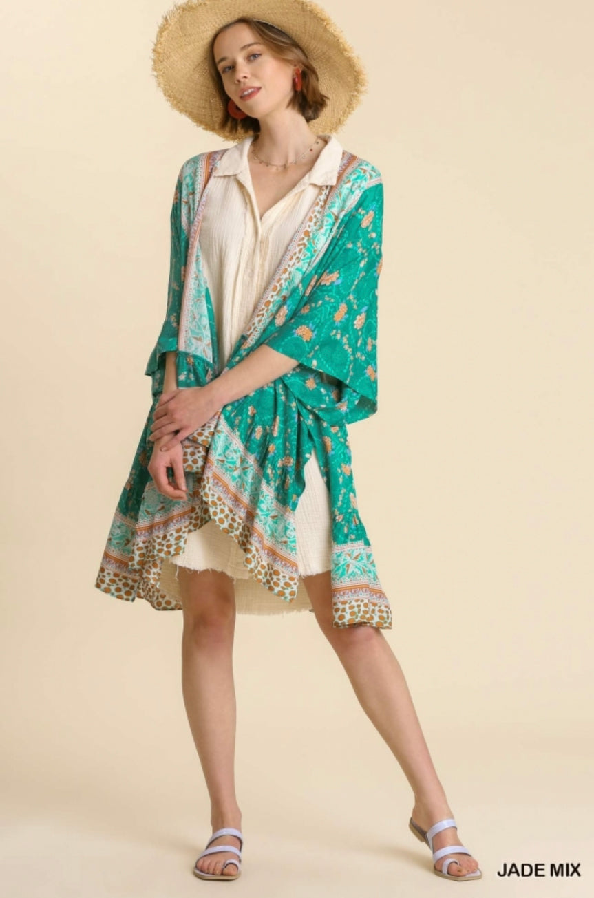 Cora Floral Kimono