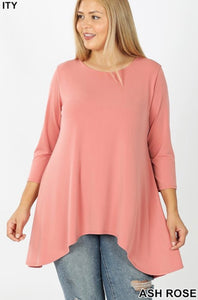 Plus Ashlyn High Lo Tunic