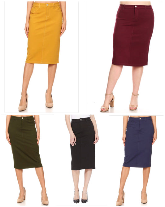 Claire Stretch Skirt