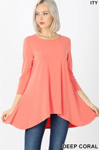 Plus Ashlyn High Lo Tunic