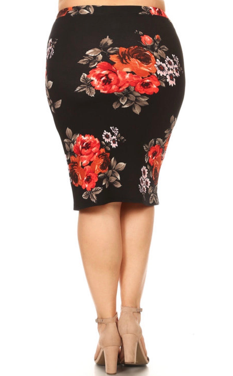 Bella Coral Bouquet Skirt