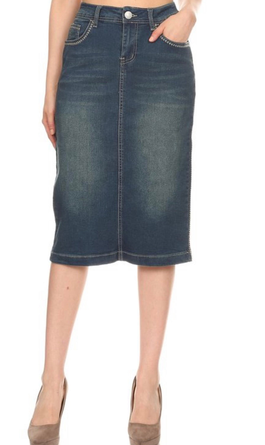 Erin Denim Skirt 410