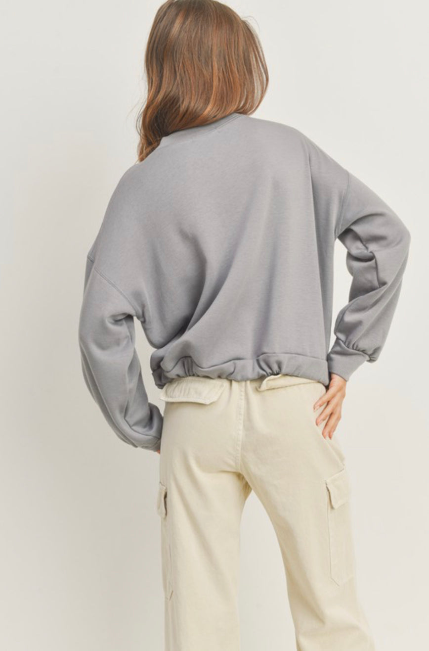 Adele Drawstring Knit Top of