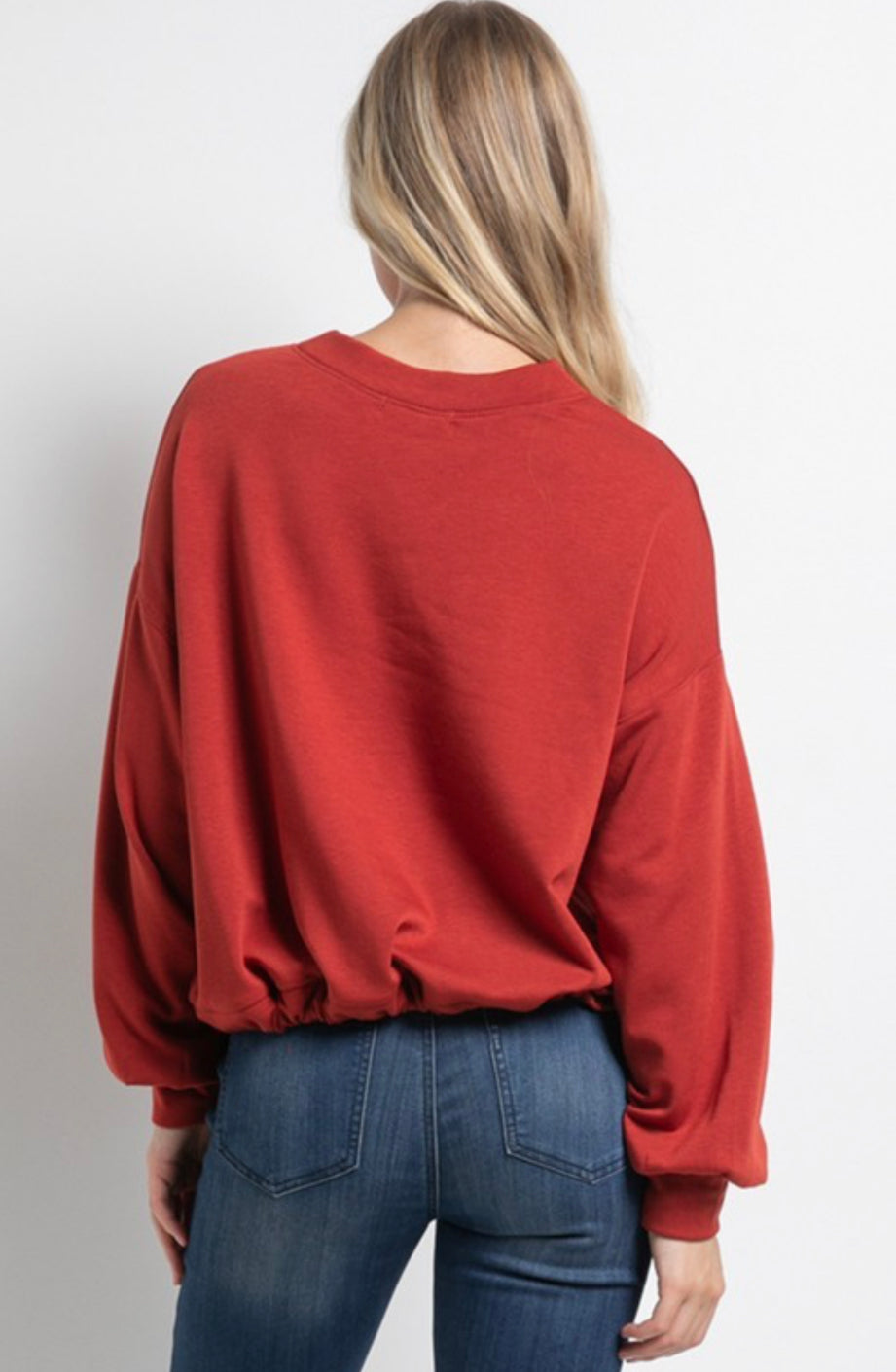 Adele Drawstring Knit Top of