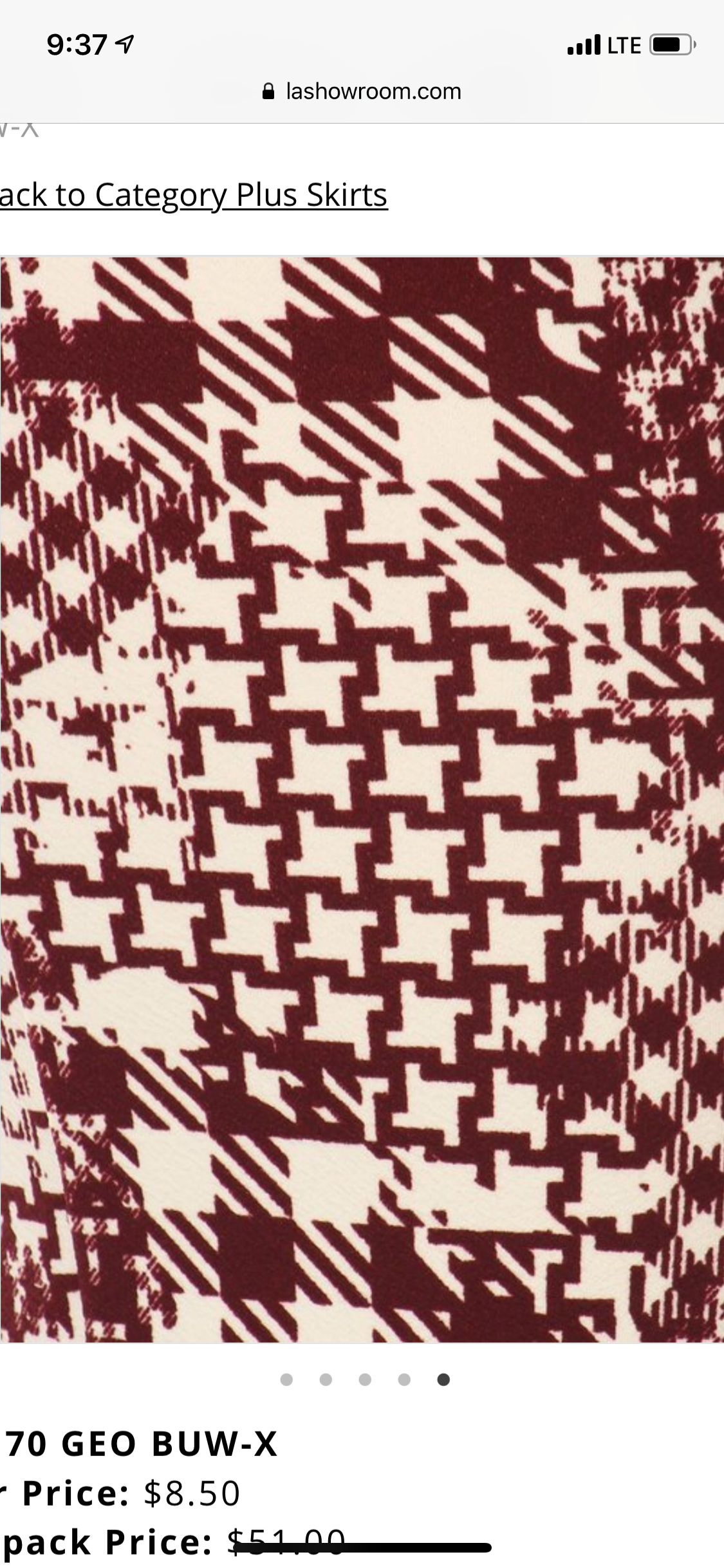 Bella Patterned Skirt