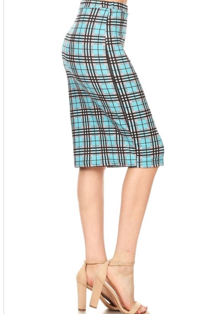 Ansley Plaid Skirt