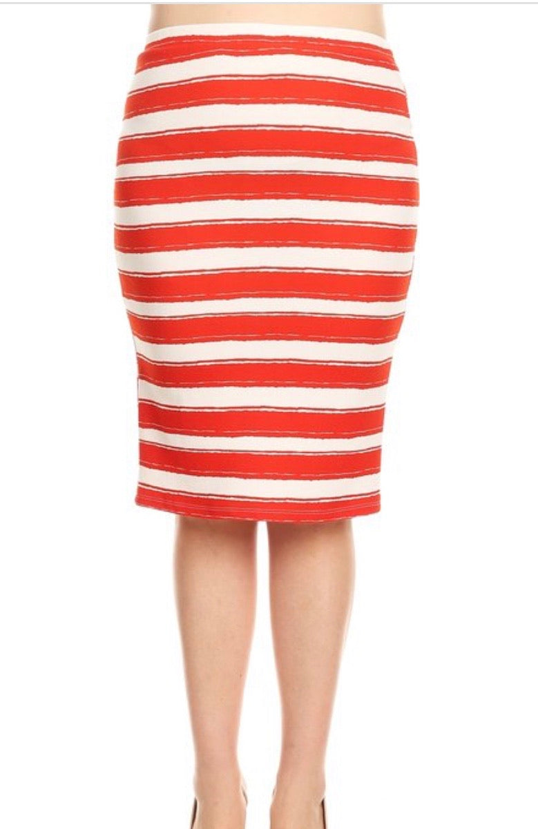 Bella Striped Skirt