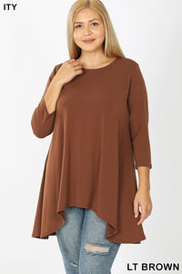 Plus Ashlyn High Lo Tunic