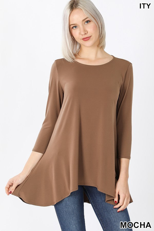 Plus Ashlyn High Lo Tunic