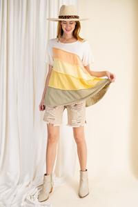 Ellynn Color Block Top